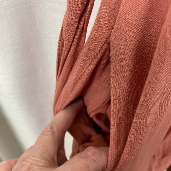 Torrid Beige Desert Sand Woven Tiered Mini Dress Sz.4 - Picture 10 of 16